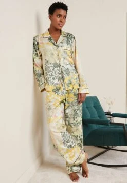 Next STANDARD - Nachtwäsche Set - Green Floral Patchwork