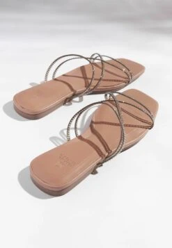 Next WITH JEWEL DETAILING STANDARD - Pantolette Flach - Nude -Next 603a854b3c0f434298da9d8b676e378e