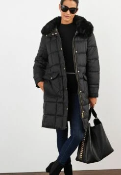 Next QUILTED WITH COLLAR STANDARD - Wintermantel - Black -Next 612c40304b4b4b74ab1f0705463572f9