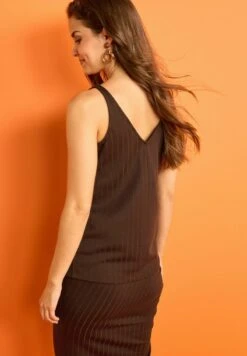 Next HARDWARE DETAIL SLEEVELESS - Top - Chocolate Brown -Next 616435eb6c7c465abe97bb36ff88943f