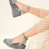 Next FOREVER COMFORT RAFFIA - Espadrille - Blue