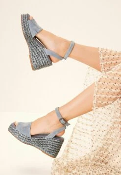 Next FOREVER COMFORT RAFFIA - Espadrille - Blue