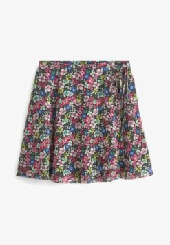 Next TIE DETAIL STANDARD - A-Linien-Rock - Black Floral -Next 64f4ebd20a4f4fe1b73ea812fa8619b0