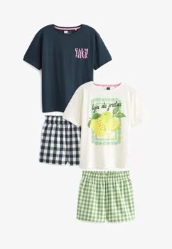 Next SET 2 PACK - Nachtwäsche Set - Blue/green Check 10 Next SET 2 PACK - Nachtwäsche Set - Blue/green Check -Next 653d1cd5aa284f44a032919078c03d88