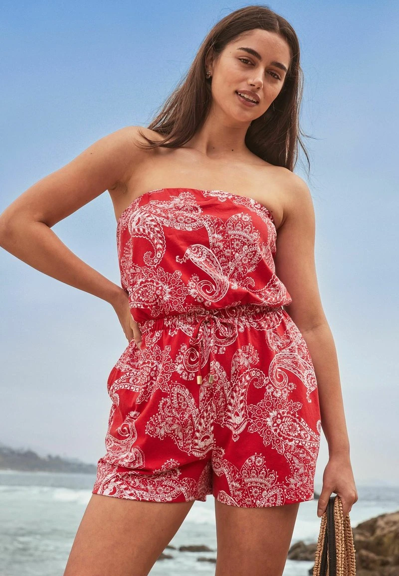 Next BOOBTUBE STANDARD - Jumpsuit - Red Paisley 1 Next BOOBTUBE STANDARD - Jumpsuit - Red Paisley