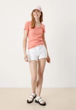 Next LIFT AND SHAPE TURN UP - Jeans Shorts - White -Next 662f1218f3bb4c66860e793545d49d50