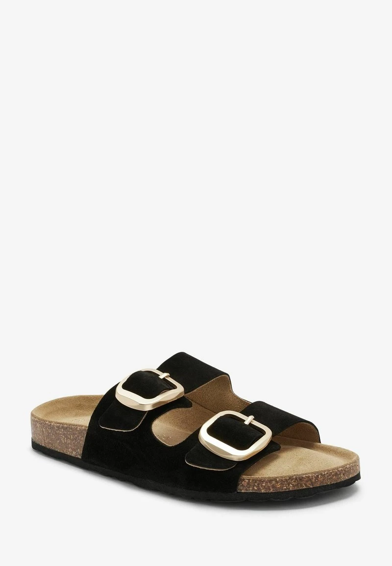 Next DOUBLE STRAP - Pantolette Flach - Black 2 Next DOUBLE STRAP - Pantolette Flach - Black – Bild 2