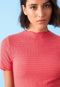 Next SHORT SLEEVE LETTUCE EDGE TEXTURED STANDARD - T-Shirt Print - Pink -Next 67b0f42f007f4be0a5af68b02faf6494