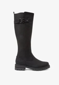 Next FOREVER COMFORT® STITCH DETAIL KNEE HIGH REGULAR/WID - Plateaustiefel - Black -Next 67ebc8c3da4748308cf0b80254aa470f
