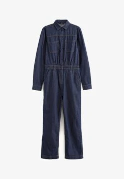 Next BUTTON THROUGH STANDARD - Jumpsuit - Rinse -Next 687d5a132a2944eb837fb727a9824887