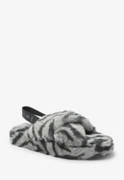 Next CROSSOVER - Hausschuh - Grey Zebra 9 Next CROSSOVER - Hausschuh - Grey Zebra -Next 68cb8c97301b43e28514d343efce68f1