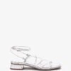 Next FOREVER COMFORT KNOT DETAIL ANKLE STRAP STANDARD - Riemensandalette - Silver