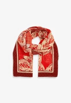 Next LEAF PRINT LIGHTWEIGHT STANDARD - Schal - Red -Next 6ba4482bbb1b4390b007c1e0db2168a5 1
