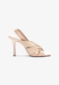 Next SIGNATURE FOREVER COMFORT TWIST STANDARD - High Heel Sandalette - Bone Cream -Next 6d7e7cd6c2514ebd8ca25482ec7d19a8