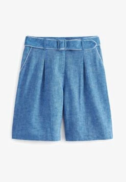 Next SMART BELTED CITY STANDARD - Shorts - Blue Chambray -Next 6ec00d8dcfac40be9b57fb204ea7339f 1
