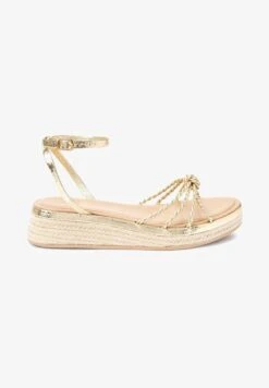 Next FOREVER COMFORT KNOT DETAIL STANDARD - Keilsandalette - Gold