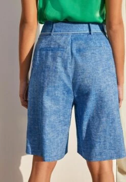 Next SMART BELTED CITY STANDARD - Shorts - Blue Chambray -Next 705f9a81c49d4b038e37416575981342