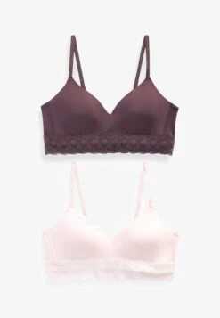 Next 2 PACK - Bügel BH - Plum Purple Cream -Next 7096e60287a74ed99077be1f76e60387 1