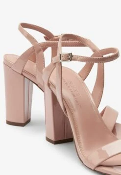 Next FOREVER COMFORT BLOCK SIMPLE - High Heel Sandalette - Nude Pink -Next 71992534a47444359a62fc01a36d433c