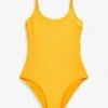 Next ESSENTIAL SCOOP STANDARD - Badeanzug - Yellow Rib