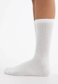 Next ARCH SUPPORT ANKLE 3 PACK STANDARD - Socken - White Ribbed -Next 73314ed40047448f865cb1d554e1e970
