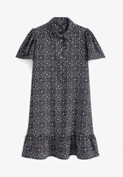 Next SHORT SLEEVE STANDARD - Blusenkleid - Celia Birtwell Green Blue Floral -Next 752fb12df0744004baa792786d85c064