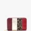 Next SPLICED MIDI ZIP - Geldbörse - Red Animal Print