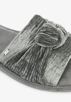 Next BOW SLIDER STANDARD - Hausschuh - Grey -Next 7694745b317c4db0ac741ed2007ff79d