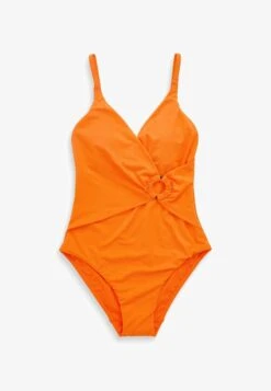Next RUCHED TUMMY CONTROL WRAP STANDARD - Badeanzug - Orange -Next 774cdab4e142409785f952e4e5350f87