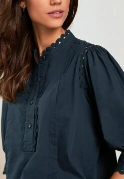 Next SLEEVE BUTTON DETAIL STANDARD - Bluse - Navy Blue -Next 79dd0a6f08f74e1dae32b075980d9889