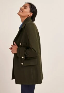 Next DOUBLE BREASTED PEA STANDARD - Kurzmantel - Green -Next 7b5b1b7a3de74a8b80bb1d2dc4729764