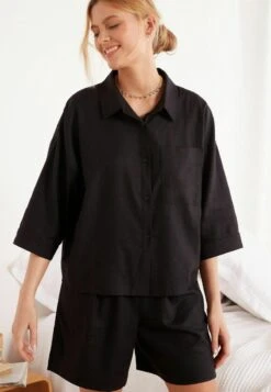 Next BLEND THROUGH - Hemdbluse - Black