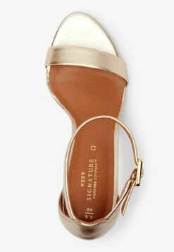 Next SIGNATURE STANDARD - High Heel Sandalette - Gold -Next 7ca90dec7559434f903d99b3c34f0720