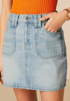 Next CARGO STANDARD - Jeansrock - Mid Blue Denim -Next 7e7d1542ca204f99be391c8f4d3e5311 1