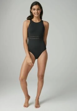 Next HIGH NECK TUMMY CONTROL PETITE - Badeanzug - Black -Next 7f89fad1d4ee40ddb089eed9b15bb3f6 1