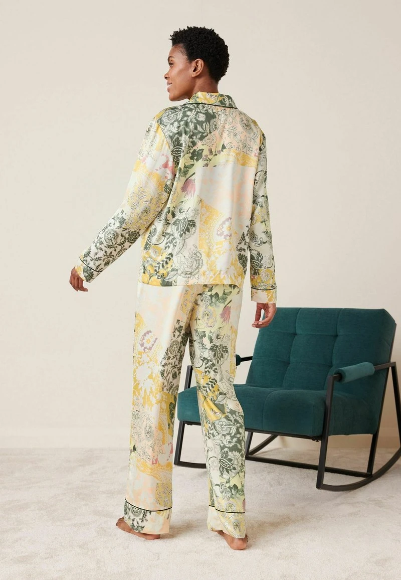 Next STANDARD - Nachtwäsche Set - Green Floral Patchwork 2 Next STANDARD - Nachtwäsche Set - Green Floral Patchwork – Bild 2