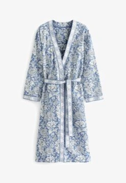 Next MORRIS & CO. LIGHTWEIGHT STANDARD - Bademantel - Blue Floral