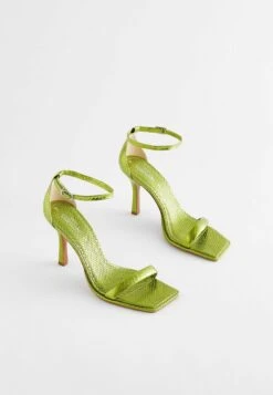 Next SIGNATURE SQUARE TOE STANDARD - Riemensandalette - Lime Green -Next 822019b470864b3f834e874ff8986403