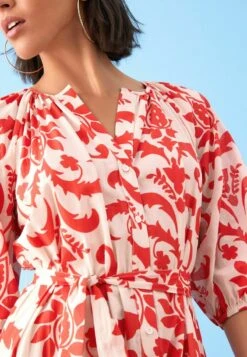 Next STANDARD - Blusenkleid - Red White -Next 833b900c48144e71ae7aaf4c0eb70e21