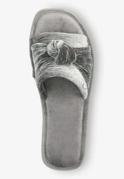 Next BOW SLIDER STANDARD - Hausschuh - Grey -Next 83bc30ca8df44275939c2d1c42e4da6a