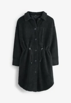 Next BORG COATIGAN - Klassischer Mantel - Black -Next 8444b7d4ed0241df8f687578a6a0e45f 1