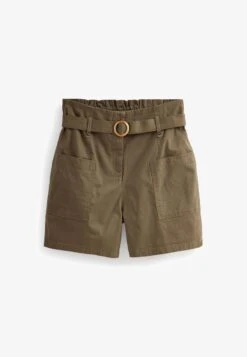 Next BELTED STANDARD - Shorts - Khaki Green -Next 8487ffc3859846f8a41fc00fbeaf9f97