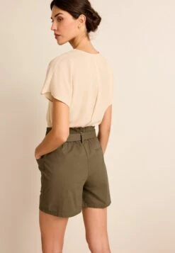 Next BELTED STANDARD - Shorts - Khaki Green -Next 8620ebe726f642b9a2e1a93618a43132