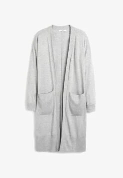 Next LONGLINE - Strickjacke - Grey -Next 87843f86e9c54cb3b129e480c4c1afb9