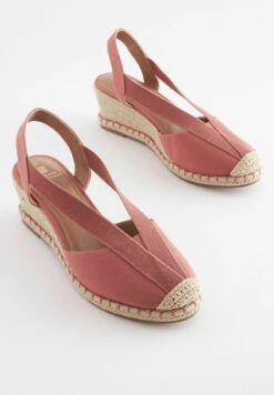 Next FOREVER COMFORT ELASTIC CLOSED TOE REGULAR WIDE FIT - Keilpumps - Pink -Next 886eda4812b746f19a3388d5a6492f25