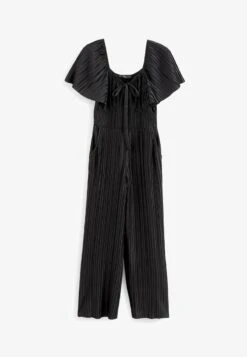 Next SHORT SLEEVES PLISSE STANDARD - Jumpsuit - Black -Next 88f08223f08845c2a45067eec370dd5e