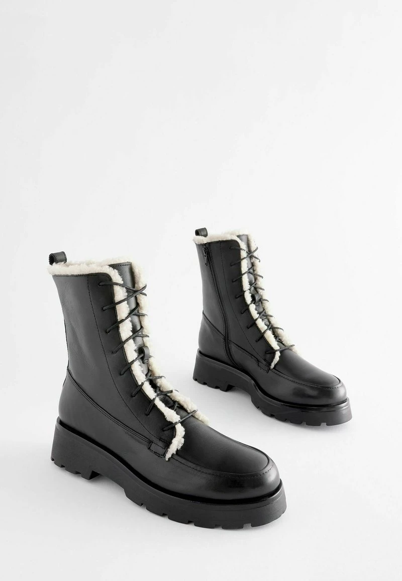 Next FOREVER COMFORT CHUNKY STANDARD - Plateaustiefelette - Black 2 Next FOREVER COMFORT CHUNKY STANDARD - Plateaustiefelette - Black – Bild 2