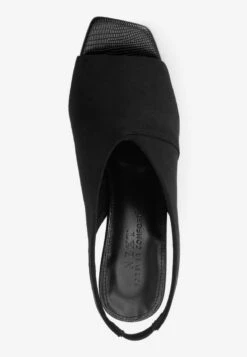 Next FOREVER COMFORT HIGH HEEL SLINGBACK STANDARD - High Heel Peeptoe - Black -Next 8a53f01e8a254a77b35272412117c3fe