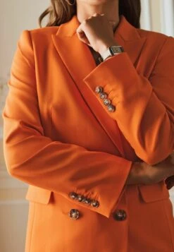 Next TAILORED DOUBLE BREASTED TEXTURED STANDARD - Blazer - Orange -Next 8ae205c33ef745c2ac640189a5c734d1