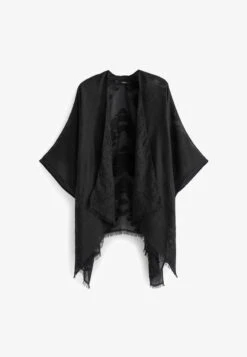 Next SHEER TEXTURED COVER UP - Strandaccessoire - Black -Next 8c219300c38c4da8bc2ba30611fb2f17